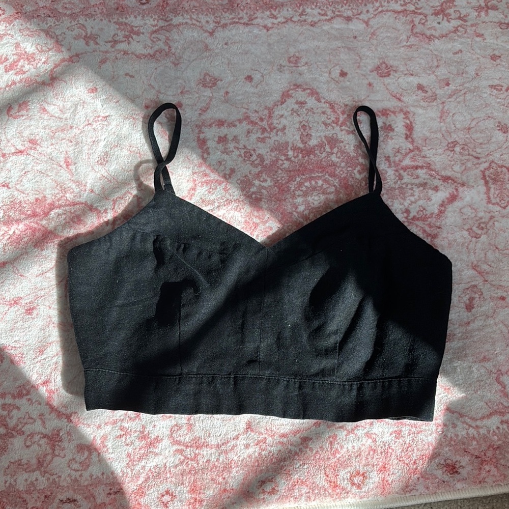 Universal Thread Black Crop Top